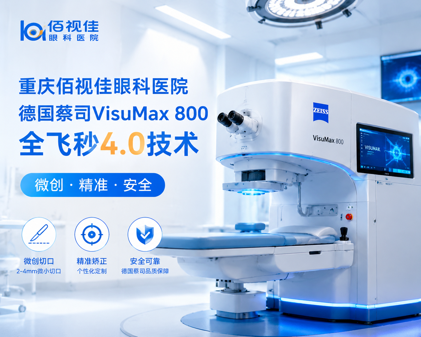 重庆佰视佳眼科：重庆全飞秒靠谱吗？过来人告诉你真实感受