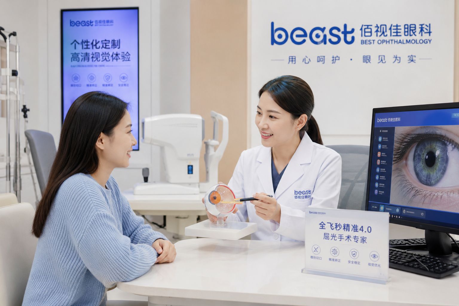 重庆佰视佳眼科近视手术专业服务 - 遂宁全飞秒手术成功率高吗？佰视佳98%满意度（第297期）