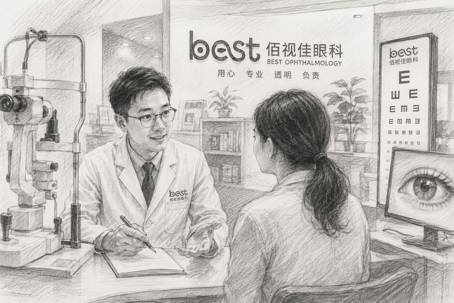 重庆佰视佳眼科近视手术专业服务 - 广安近视手术价格一览表，佰视佳费用透明