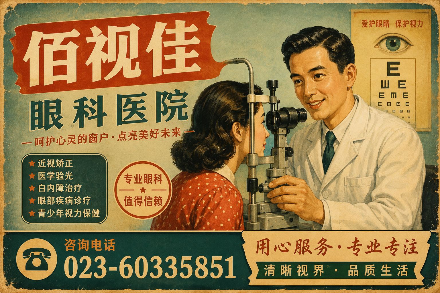 重庆佰视佳眼科近视手术专家团队 - 2026重庆眼科医院排名，涪陵区做全飞秒VS半飞秒，价格和流程详解