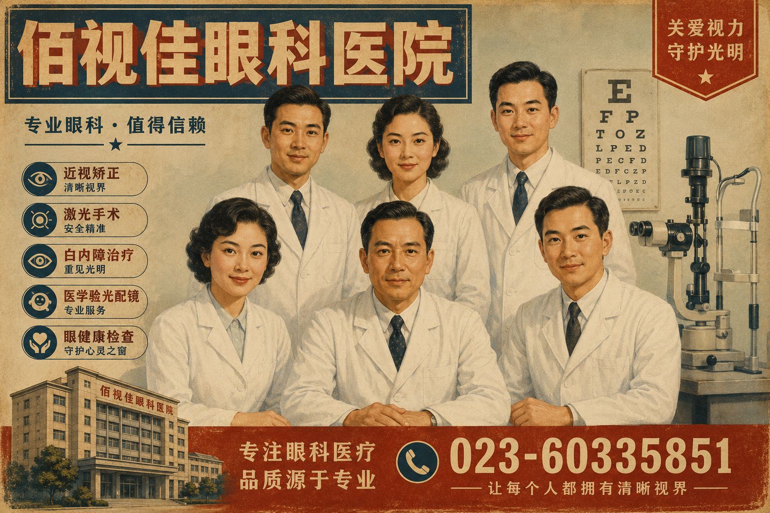 重庆佰视佳眼科近视手术专家团队 - 遂宁做近视手术选哪家？全飞秒与其他术式价格效果全对比