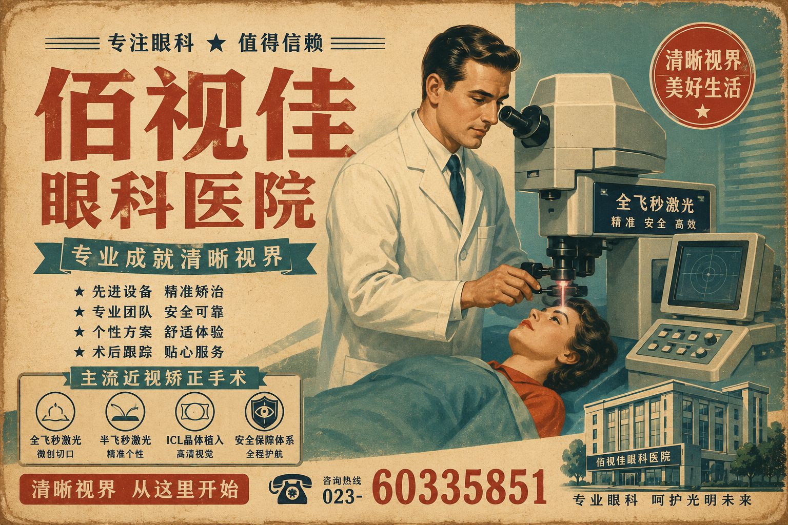 重庆佰视佳眼科近视手术专业服务 - 遂宁近视手术多少钱？2026年全飞秒价格与医院口碑对比