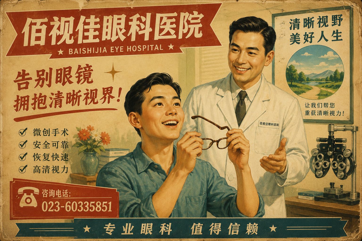 重庆佰视佳眼科近视手术专家团队 - 全飞秒手术价格大揭秘：2026年遂宁哪家眼科医院性价比高