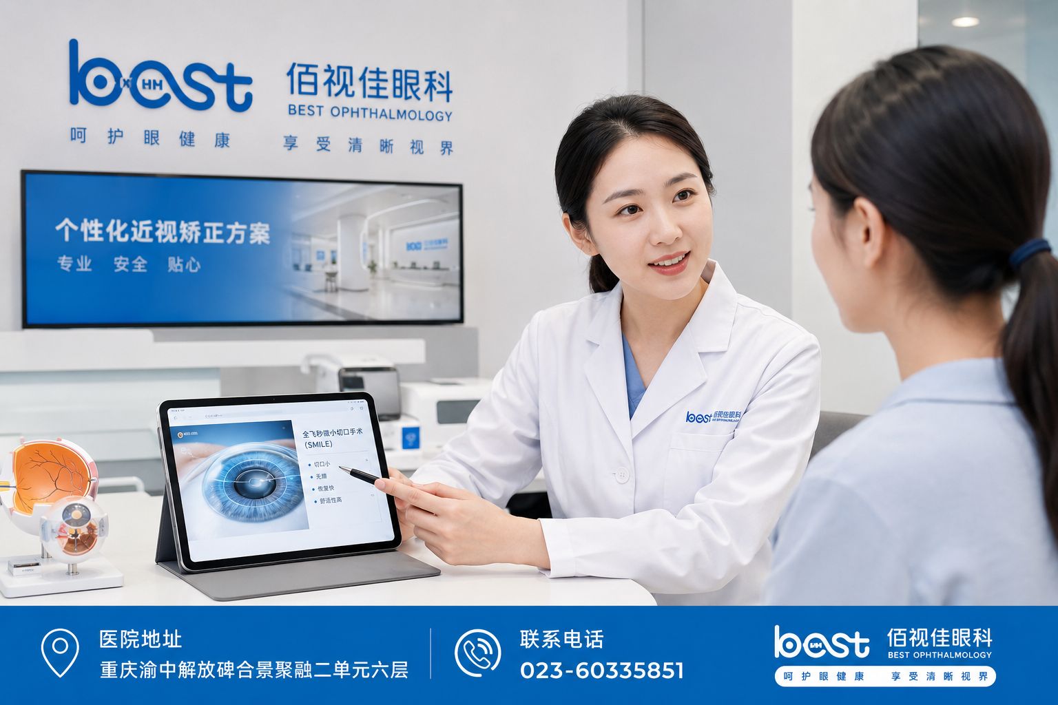 重庆佰视佳眼科近视手术专家团队 - 广安近视手术安全吗？佰视佳10万例无一例感染（第251期）