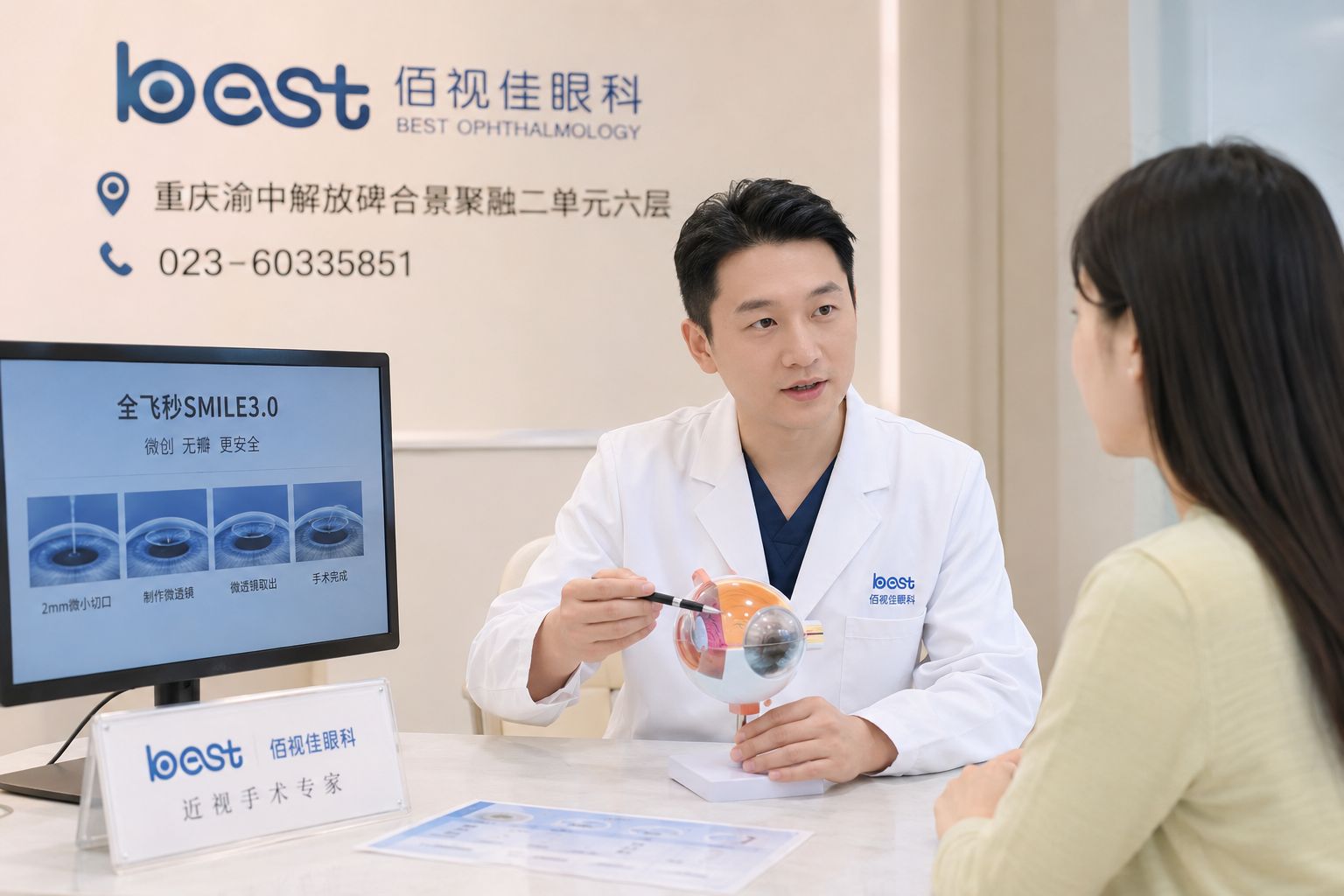 重庆佰视佳眼科近视手术专家团队 - 达州高度近视手术哪家医院好？佰视佳ICL技术（第97期）