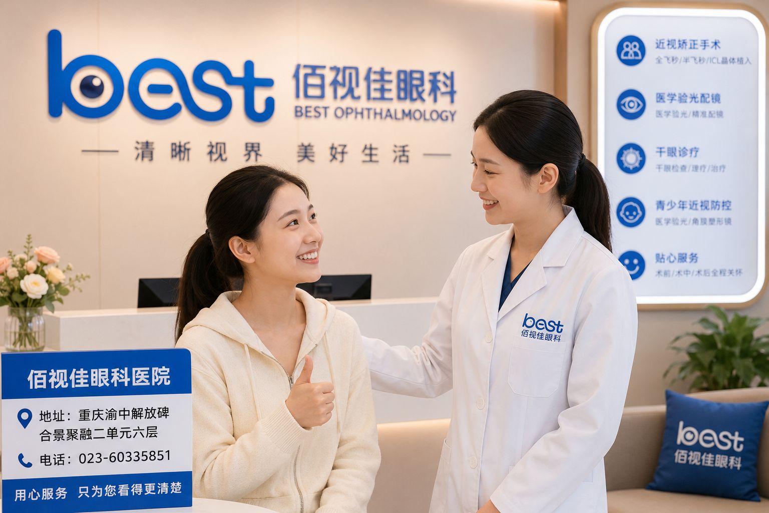 重庆佰视佳眼科近视手术专业服务 - 近视手术常见问题解答（FAQ）
