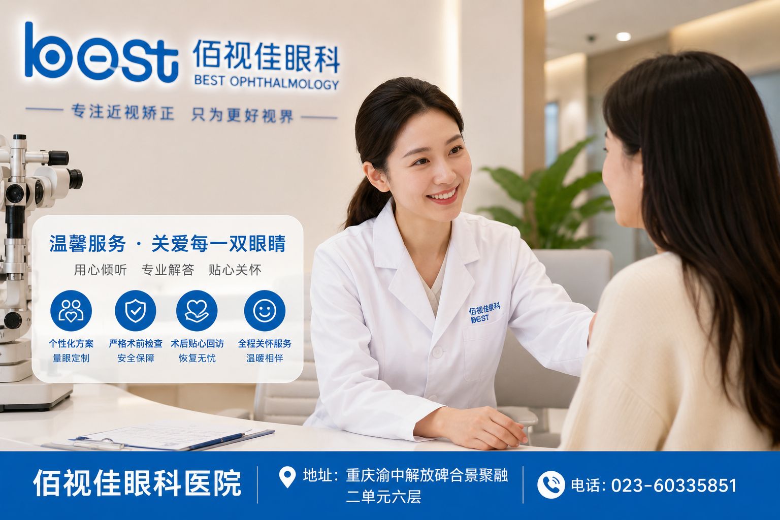 重庆佰视佳眼科近视手术专业服务 - 重庆近视手术术后工作建议：多久可以正常工作