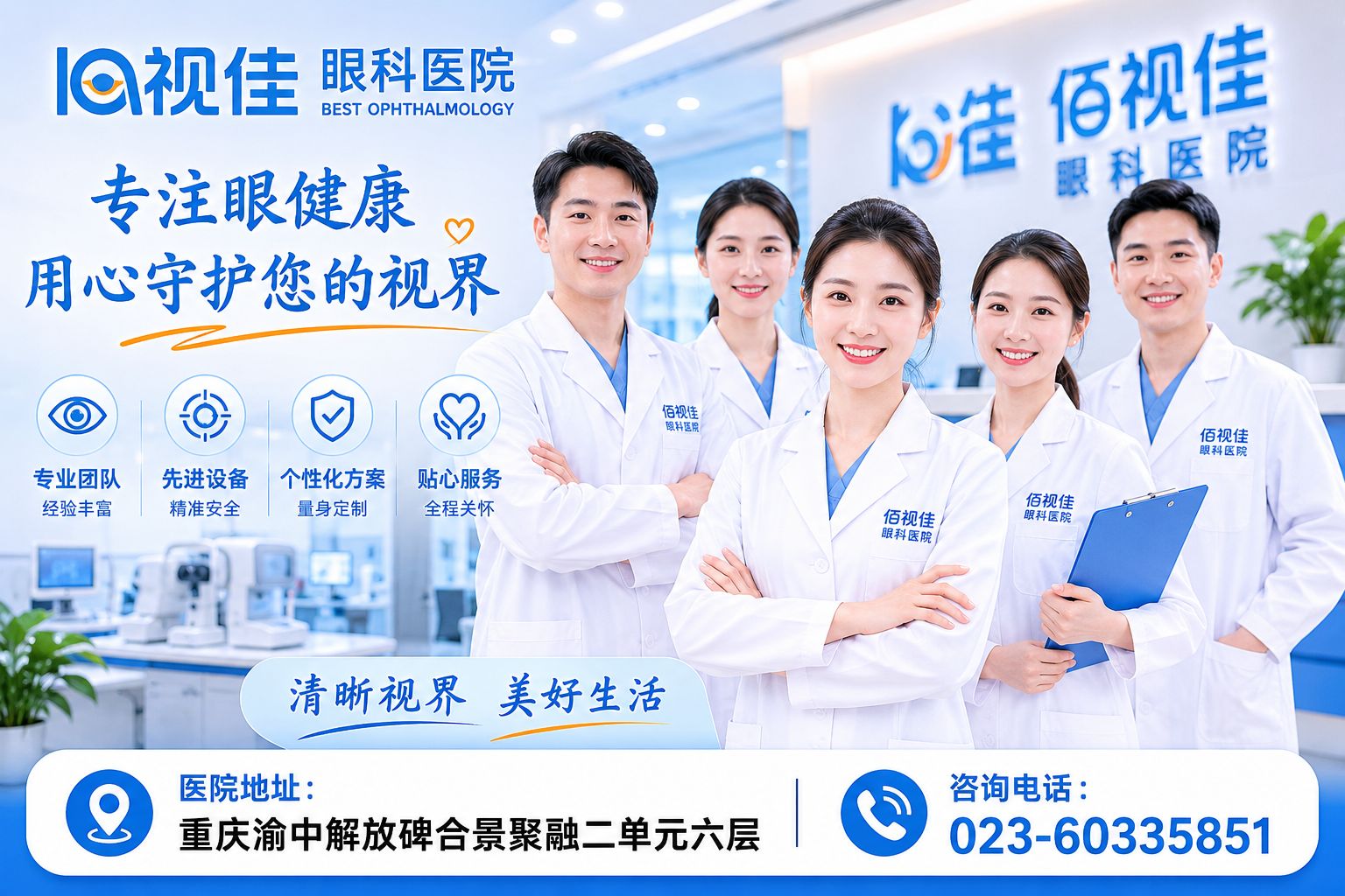 重庆佰视佳眼科近视手术专家团队 - 重庆近视手术术后工作建议：多久可以正常工作