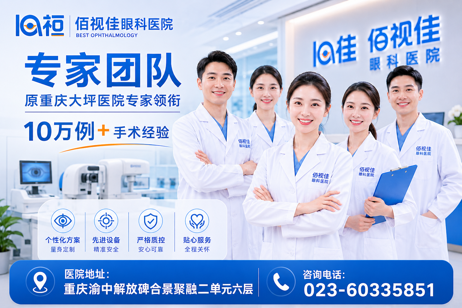 重庆佰视佳眼科：重庆佰视佳/大坪医院/爱尔 近视手术医院怎么选 公立私立医院选择指南：重庆专家专业解读与建议