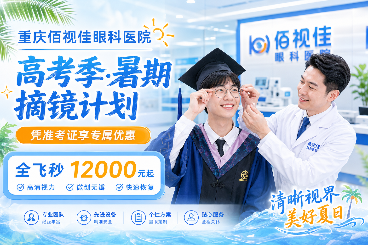 重庆大坪医院近视手术 全飞秒激光手术 近视矫正